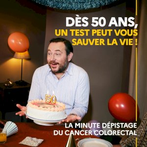 Dès 50 ans, un test peut vous sauver la vie ! 